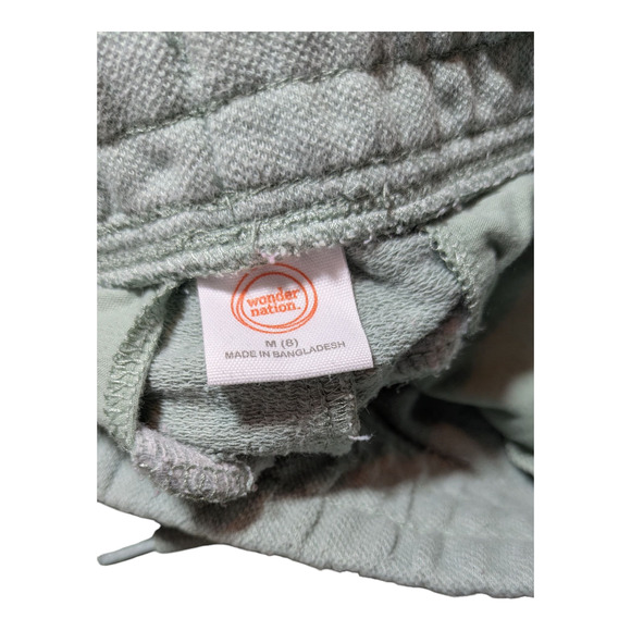 Wonder Nation -Sweatpants- Girls/Boys - Mint Green Color- Size 8 Med - Used Good - Picture 6 of 8